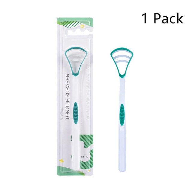 Y-Kelin Nr. 1 im Verkauf Silikon-Zungenbürsten-Reinigungsschaber Lebensmittelqualität Einzel-Mundpflege für frischen Atem 3-Farben-Packung