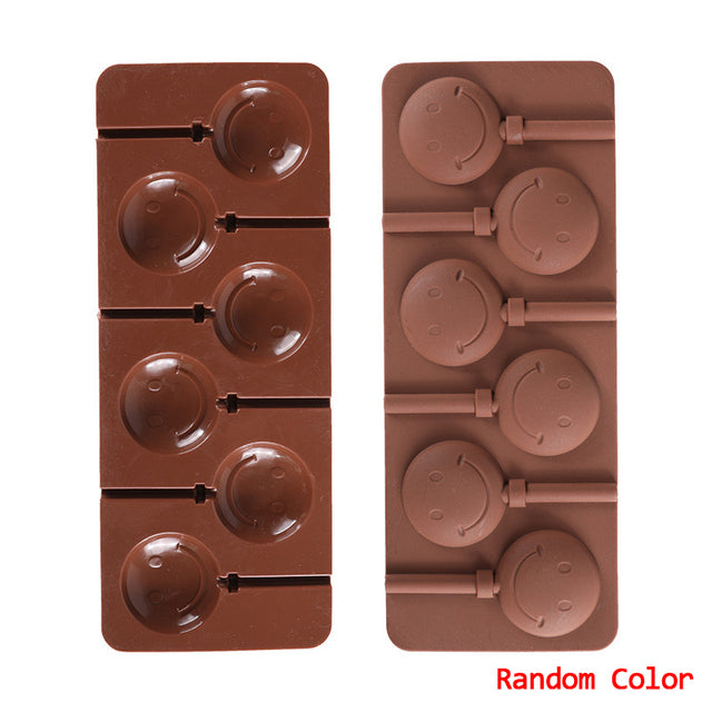 Silikon-Lollipop-Formen, Schokoladen- und Süßigkeitenformen, Kuchenform, DIY-Vielfalt, Kuchen, Gebäck, Dekorationsform, Silikon-Backformen