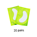 20/50/100 Paar Aufnäher zum Bauen von Hydrogel-Augenpads, Wimpernverlängerung, Papieraufkleber, fusselfrei, unter Augenpads, Make-up-Zubehör