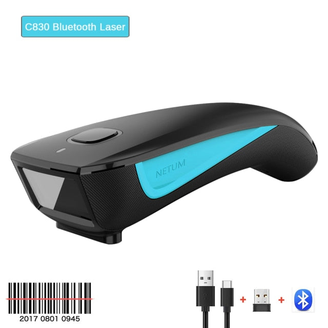 NETUM C750 Bluetooth inalámbrico 2D escáner de código de barras bolsillo QR lector de código de barras PDF417 para la industria de pagos móviles de prendas de tabaco