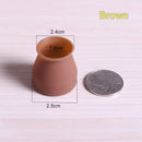 16pcs/lot Silicone Chair Table Foot Cover Protector Furniture Feet Round/Square Non-slip Leg Caps Bottom corner Floor safely pad