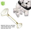Abnehmen Gesichtsmassagegerät Rosenquarz Roller Natürliche Jade Gesichtsmassage Roller Stein Hautmassage Gesichtsmassagegerät Lifting Face Tool