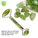 Abnehmen Gesichtsmassagegerät Rosenquarz Roller Natürliche Jade Gesichtsmassage Roller Stein Hautmassage Gesichtsmassagegerät Lifting Face Tool