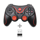 Terios T3 X3 Wireless Joystick Gamepad PC Game Controller Unterstützung Bluetooth BT3.0 Joystick für Handy Tablet TV Box Halter