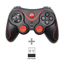 Terios T3 X3 Wireless Joystick Gamepad PC Game Controller Unterstützung Bluetooth BT3.0 Joystick für Handy Tablet TV Box Halter