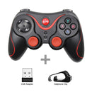 Terios T3 X3 Wireless Joystick Gamepad PC Game Controller Unterstützung Bluetooth BT3.0 Joystick für Handy Tablet TV Box Halter