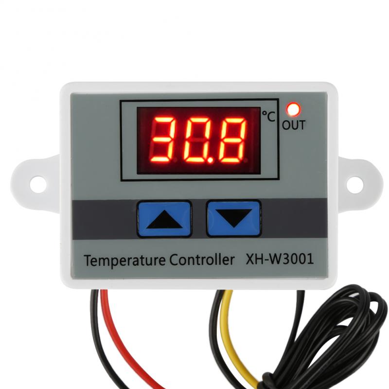 Controlador de temperatura Digital 10A, sonda de interruptor de termostato de microordenador, interruptor de Control de termostato Digital multifuncional de 220V