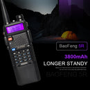 Baofeng UV-5R 5W Walkie Talkie Professionelles CB-Funkgerät Baofeng UV 5R 3800mAh Akku VHF UHF Tragbares Prosciutto-Funkgerät