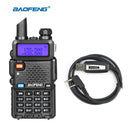 Baofeng UV-5R 5W Walkie Talkie Professionelles CB-Funkgerät Baofeng UV 5R 3800mAh Akku VHF UHF Tragbares Prosciutto-Funkgerät