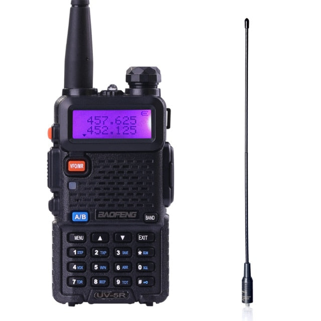 Baofeng UV-5R 5W Walkie Talkie Professionelles CB-Funkgerät Baofeng UV 5R 3800mAh Akku VHF UHF Tragbares Prosciutto-Funkgerät