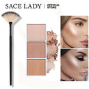 SACE LADY Shimmer Highlighter Palette Makeup Set Brush Face Powder Brushes Maquillaje profesional Cosméticos naturales al por mayor