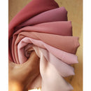 72 * 175 cm Muslim Chiffon Hijab Schals Schal Frauen Einfarbig Kopf Wraps Frauen Hijabs Schals Damen Foulard Femme Muslim Veil