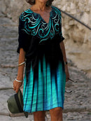 Große Größen Kleider elegante Damenkleider Mode lose Kleider Damen