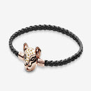 Charms 925 Sterling Silber Armband Herz T-Bar Manschette Kette funkelnde blaue Scheibenverschluss Schlangenkette Armband Damen Schmuck