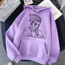 2021 Heißer japanischer Anime Manga Kawaii Hunter X Hunter Hoodies Männer/Frauen Kurzarm-Sweatshirt Killua Zoldyck Hoddie für Teenager