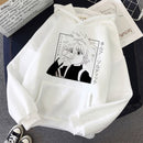 2021 Heißer japanischer Anime Manga Kawaii Hunter X Hunter Hoodies Männer/Frauen Kurzarm-Sweatshirt Killua Zoldyck Hoddie für Teenager