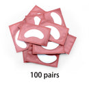 50/100 Paar Wimpernverlängerung Papier Patches Lint Feuchtigkeitsspendende Wimpernverlängerung Kissen Aufkleber unter Augenpads Wimpern Make-up-Tools