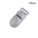 LOFCA 10 Stück Baby Schnullerclips aus massivem Kunststoff Schnullerclips Schnullerhalter Säuglingsschnuller Nippelhalter Multi Color Clamp Spielzeug