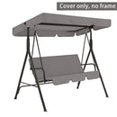 3 Seat Swing Canopies Seat Cushion Cover Set Patio Swing Chair Hammock Replacement Waterproof Garden swing cover set