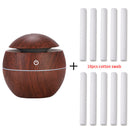 130ML USB Aroma Diffuser Ultraschall Cool Mist Luftbefeuchter Luftreiniger 7 Farbwechsel LED Nachtlicht für Office Home