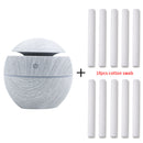 130ML USB Aroma Diffuser Ultraschall Cool Mist Luftbefeuchter Luftreiniger 7 Farbwechsel LED Nachtlicht für Office Home