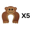 5 teile/los Schutz Baby Sicherheit Niedlichen Tier Sicherheit Türstopper Baby Karte Schloss Neugeborenen Pflege Kind Fingerschutz