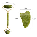 Jade-Roller-Massagegerät für Gesichtsroller Gua Sha Jade-Stein-Gesichtsmassagegerät Beauty Thin Face Lift Anti-Falten-Gesichtspflege-Tools