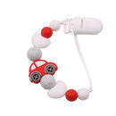 Baby Boy Girl Schnullerhalter Kette Food Grade Chew Silikonperlen Bling Bling Infant Schnullerclip
