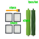 Hepa-Filter + Seitenbürste + Bürstenrolle + Staubbeutel Ersatz für iRobot Roomba i7 E5 E6 I-Serie Roboter-Staubsauger-Ersatzteile