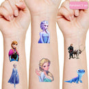 Disney Frozen Tattoo Sticker Children's Birthday Party Decoration Anna Aisha Sticker Action Figure sticker Cartoon Kids Gift