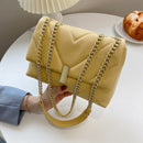 V-Linie Umhängetasche für Frauen 2021 Fashion Sac A Haupt weibliche Umhängetasche weibliche Handtaschen und Geldbörsen mit Griff