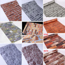 Adhesivo impermeable para pared de 10M para sala de estar, cocina, baño, decoración del hogar, vinilo extraíble, papel tapiz autoadhesivo de piedra de ladrillo de PVC