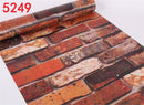 Adhesivo impermeable para pared de 10M para sala de estar, cocina, baño, decoración del hogar, vinilo extraíble, papel tapiz autoadhesivo de piedra de ladrillo de PVC