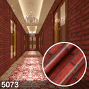 Adhesivo impermeable para pared de 10M para sala de estar, cocina, baño, decoración del hogar, vinilo extraíble, papel tapiz autoadhesivo de piedra de ladrillo de PVC