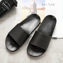 Summer Home Herren Hausschuhe Einfache Schwarz Weiß Liebhaber Schuhe Rutschfeste Badelatschen Flip Flops Indoor Damen Plateau Hausschuhe