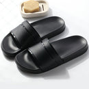 Summer Home Herren Hausschuhe Einfache Schwarz Weiß Liebhaber Schuhe Rutschfeste Badelatschen Flip Flops Indoor Damen Plateau Hausschuhe
