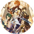 Kostenloser Versand 58mm Online Spiel Genshin Impact Brosche Cosplay Abzeichen Zubehör für Kleidung Rucksack Dekoration Geschenk