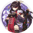 Kostenloser Versand 58mm Online Spiel Genshin Impact Brosche Cosplay Abzeichen Zubehör für Kleidung Rucksack Dekoration Geschenk