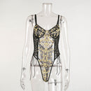 Yimunancy Blumenstickerei-Spitzen-Bodysuit Frauen-Schnür-transparenter dünner Bodysuit 2020 Damen-Teddies-Bodsyuit-Körper-Femme