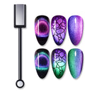 LILYCUTE Doppelköpfiger Nail Art Magnet Stick 9D Katze magnetisch für Nagelgellack Linienstreifeneffekt Starke magnetische Stiftwerkzeuge