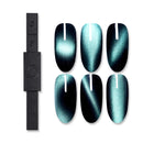 LILYCUTE Doppelköpfiger Nail Art Magnet Stick 9D Katze magnetisch für Nagelgellack Linienstreifeneffekt Starke magnetische Stiftwerkzeuge