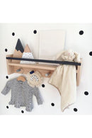 Estantería para niños Montessori 50 Cm 3 PCS / SET Biblioteca de habitación para niños de alta calidad Muebles de madera sin pintar Bebé natural