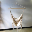 Outdoor Garten Hängematte Quaste Leinwand Schaukel Hängebett Wandern Camping Jagd Faltbare Hängematte Foto Requisiten