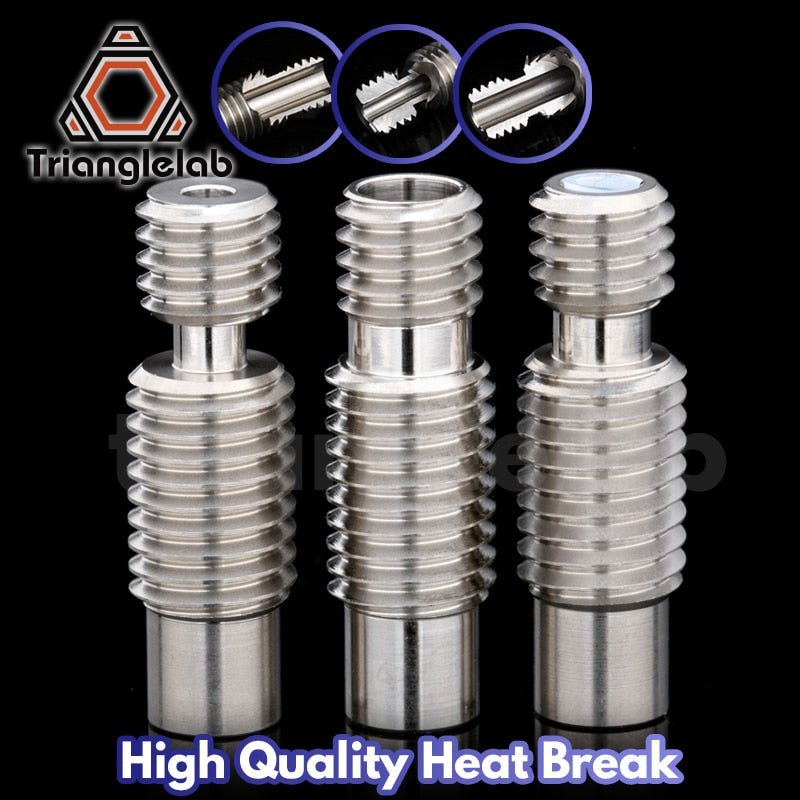 1PC high quality Heatbreak heat break for V6 HOTEND Vocano heater block 1.75MM Filament Remote Feeding 3D printer accessories