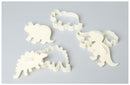 Molde de cortadores de galletas de dinosaurio 3D, molde de grabado en relieve de galletas de dinosaurio, molde de silicona para hornear postres Sugarcraft para sopa, herramienta de decoración de pasteles