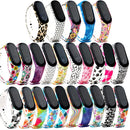 Correa para Xiaomi Mi Band 4 3 5 6 correa de reloj Creative graffiti estilo pulsera de silicona reemplazo para XiaoMi band 4 5 pulsera