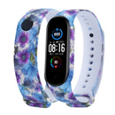Correa para Xiaomi Mi Band 4 3 5 6 correa de reloj Creative graffiti estilo pulsera de silicona reemplazo para XiaoMi band 4 5 pulsera