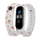Correa para Xiaomi Mi Band 4 3 5 6 correa de reloj Creative graffiti estilo pulsera de silicona reemplazo para XiaoMi band 4 5 pulsera