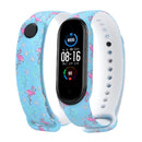 Correa para Xiaomi Mi Band 4 3 5 6 correa de reloj Creative graffiti estilo pulsera de silicona reemplazo para XiaoMi band 4 5 pulsera