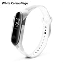Correa para Xiaomi Mi Band 4 3 5 6 correa de reloj Creative graffiti estilo pulsera de silicona reemplazo para XiaoMi band 4 5 pulsera